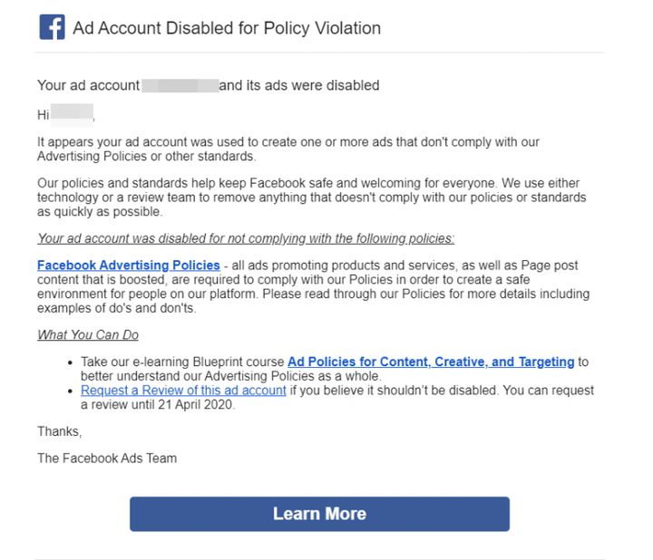 Facebook广告账户被封，怎么操作快速申诉解禁？图