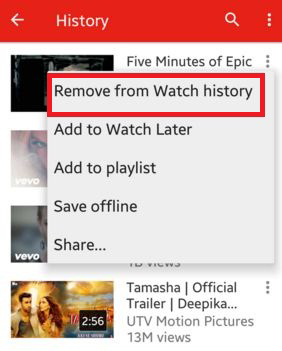youtube怎么删除搜索记录？图2