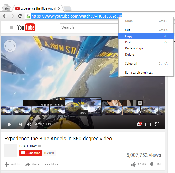 怎么下载YouTube的360度视频？图1